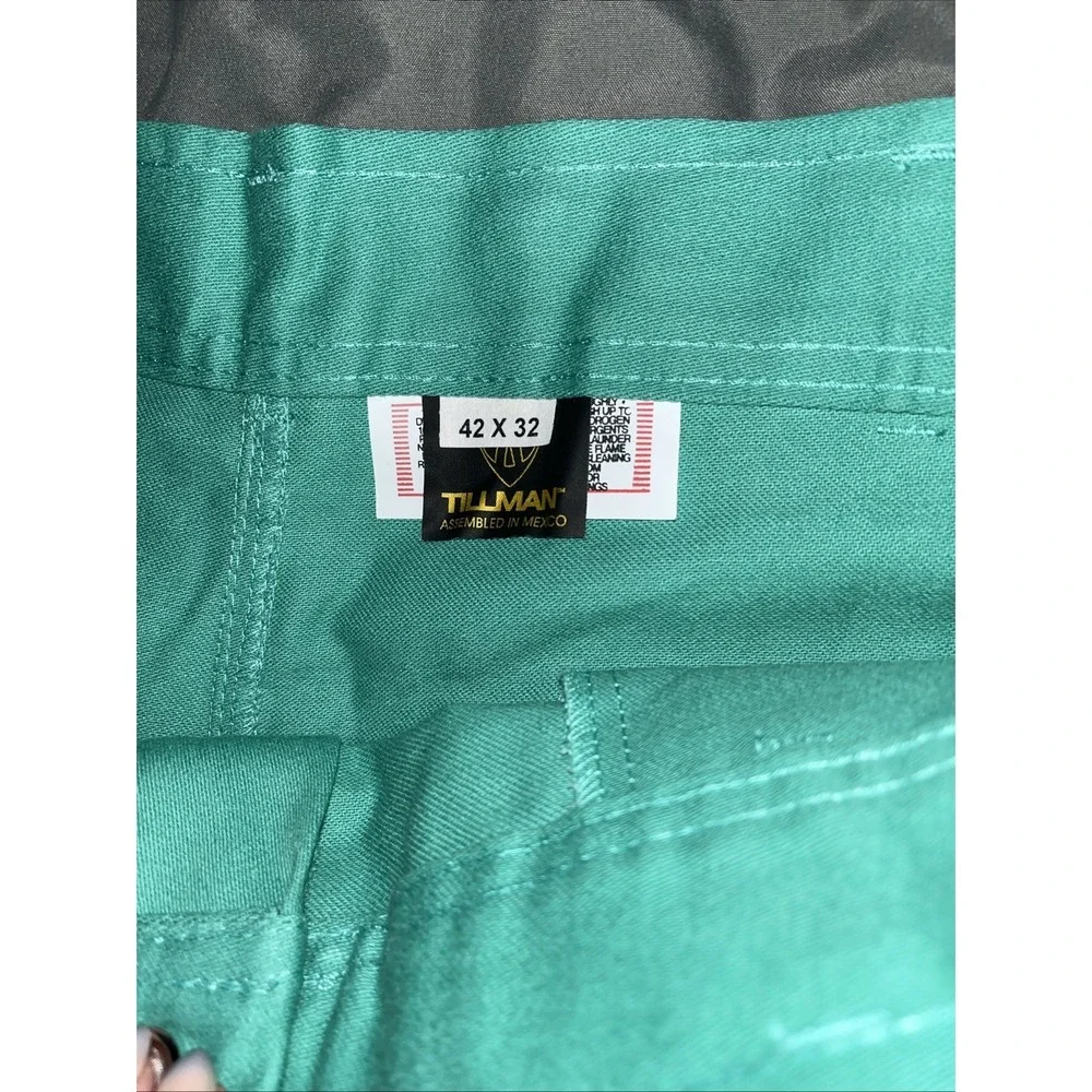 NWT Tillman FR-7A Flame Resistant Men's Green Pants Size 42x 32